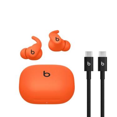Imagem de Fones de ouvido Beats Powerbeats Fit sem fio com ANC, laranja Spark