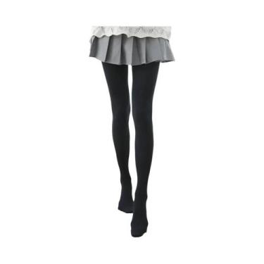 Imagem de Meia-calça De Veludo Branco Leite Para Mulheres E Meninas, Meias Finas