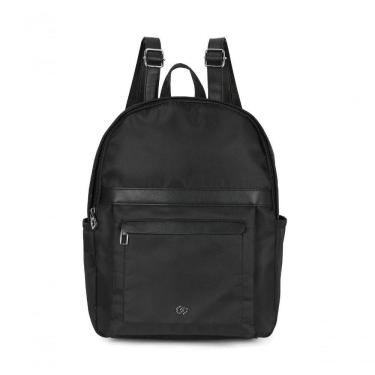 Imagem de Bolsa Feminina Gash BS72966GA Nylon com PU 12,3L Preto Feminino