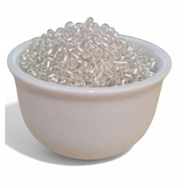Imagem de Miçanga chinesa Cristal 6mm Pacote com 500 gramas - Generico, Transpar