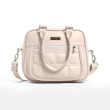 Imagem de Bolsa de Maternidade Hug Média Caramelo Rosa, Rosa