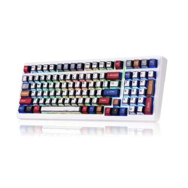 Imagem de Teclado Mecânico LEOBOG Aula F99 Sem Fio RGB
