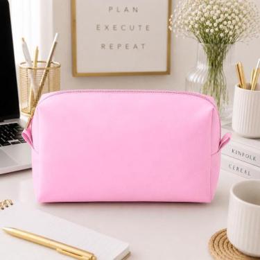 Imagem de Necessaire Média Feminina Organizador de Maquiagem Multiuso Bolsa Viag