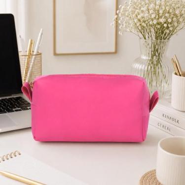 Imagem de Necessaire Média Feminina Organizador de Maquiagem Multiuso Bolsa Viag
