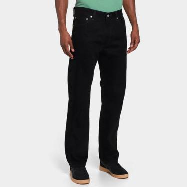 Imagem de Calça Levis 555 Relaxed Straight Masculina - Levi'S, Preto, 42