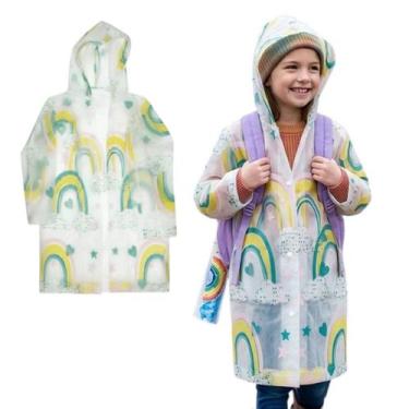 Imagem de Capa De Chuva Infantil Impermeável C/Capuz Criança Estampada Cor:Menin
