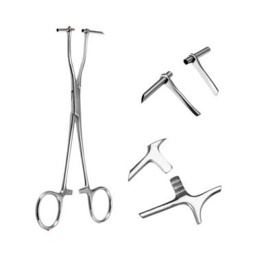Imagem de Pinça Profissional De Aço Inoxidável 316L Para Piercing Corporal: Nari