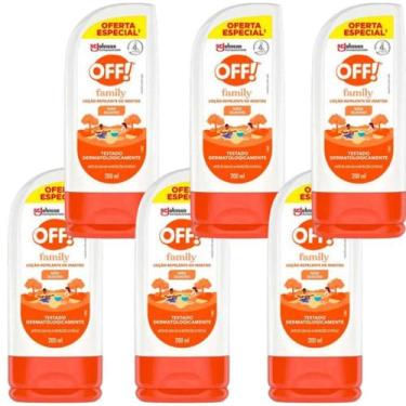 Imagem de Kit 6 Repelente Family Loção 200ml - Off!