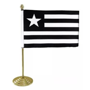 Imagem de Bandeira De Mesa Botafogo - BC ARTS ESPORTIVOS ME, Unico, Preto, Branc