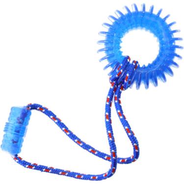Imagem de Brinquedo Odontopet Argola Espacial Dental com Corda para Cães - Tam. Único