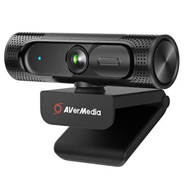 Imagem de AVerMedia Webcam PW315 compatível com TAA/NDAA 1080p – Câmera USB Full HD 60fps com microfones duplos, lente grande-angular, foco fixo – para zoom, equipes, videochamadas de negócios e reuniões online