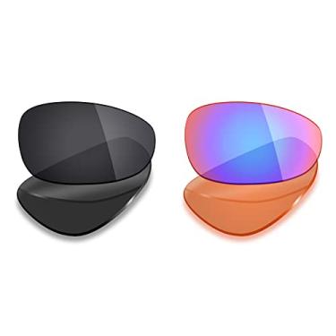 Imagem de Mryok 2 pares de lentes polarizadas de substituição para óculos de sol Oakley Juliet - opções
