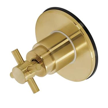 Imagem de Kingston Brass KS3037DX Concord Válvula de desvio de três vias com kit de acabamento, latão escovado