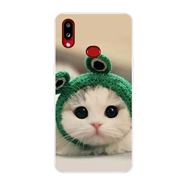 Imagem de Para Samsung A10S Capa de Silicone Macio Capa de Telefone para Samsung Galaxy A10S GalaxyA10S A 10S A107F Flor Cat, NO.43, Para Samsung A10