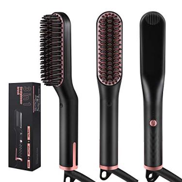 Imagem de Eastdall wt-023 Alisador elétrico Escova de aquecimento rápido 3 em 1 Escova de alisamento de cabelo para barba de homem e cabelo de mulher adequada para cabelos longos e curtos