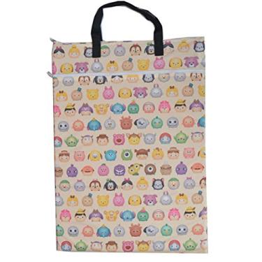 Imagem de Reutilizável grande saco de fraldas de pano seco molhado para pendurar fraldas ou lavanderia (cabeça de desenho animado)