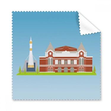 Imagem de Pano de limpeza Samara Rússia com estampa nacional de símbolos para limpeza de tela de telefone, 5 peças