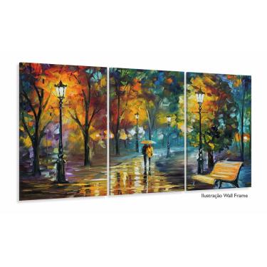 Imagem de Quadro Abstrato Moderno Em Arte Para Sala Quarto Hall 60x120