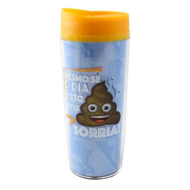 Imagem de Copo Viagem Emoji Mesmo Se O Dia Está Uma... ZC 10022932