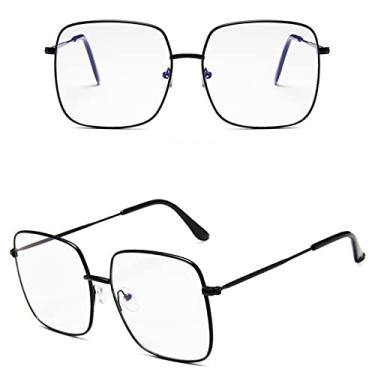 Imagem de Fashion Square Sunglasses Woman Ladies Sunglasses Male Female Vintage Big Frame Alloy Colorful Ocean Mirror,10,China