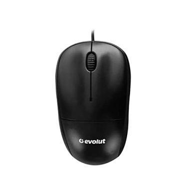 Imagem de MOUSE OPTICO USB 1000DPI PRETO EO-102|EVOLUT