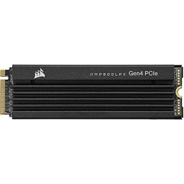 Imagem de Corsair SSD MP600 PRO LPX de 4 TB M.2 NVMe PCIe x4 Gen4 - otimizado para PS5 (até 7.100 MB/seg de leitura sequencial e 6.800 MB/seg, interface de alta velocidade) preto, CSSD-F4000GBMP600PLP