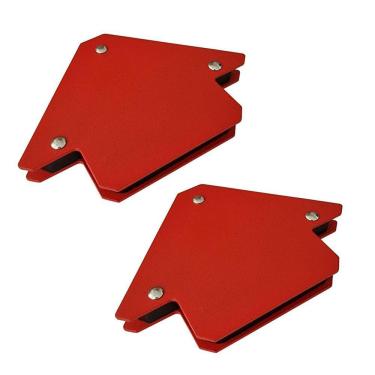Imagem de Jogo Com 2 Esquadros Magnéticos Para Solda 11Kg 25Lb Charbs