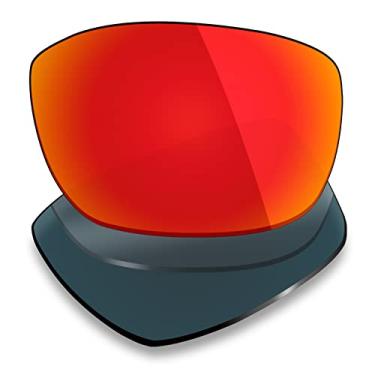 Imagem de Mryok Lentes de reposição polarizadas para Arnette Maboneng AN3080-62 mm - Vermelho fogo