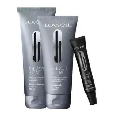 Imagem de Lowell Dark Silver Kit=Shampoo + Condicionador + Máscara