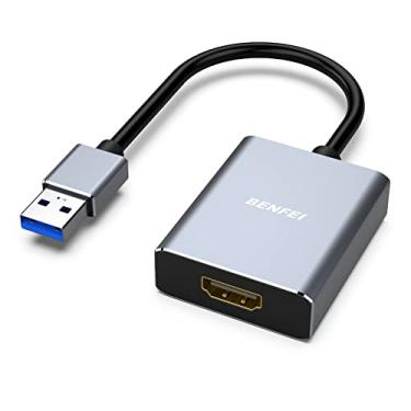 Imagem de BENFEI Adaptador USB 3.0 para HDMI, para Windows 11, 10, 8.1, 8, 7 (não para Mac)