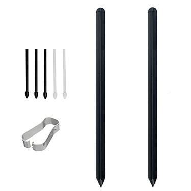 Imagem de LiXiongBao Pacote com 2 canetas de reposição para Galaxy S21 Ultra Stylus para Samsung Galaxy S21 Ultra Stylus Touch S, vem com pontas (preto)
