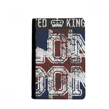 Imagem de London UK England the Union Jack Flag Mark Passport Holder Notecase Burse Wallet Cover Card Purse, Multicolor