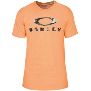 Imagem de Camiseta Oakley Camo Tee Sun Laranja