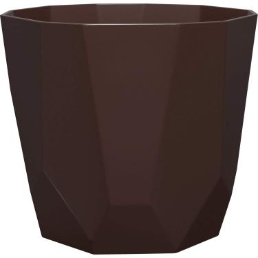 Imagem de Vaso Cachepot Diamante 16 X 15 Cm Cafe West