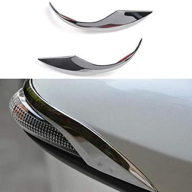 Imagem de JIERS Para Toyota Corolla 2014-2017, 2 peças de capa de espelho retrovisor de carro decoração acabamento moldagem à prova de arranhões