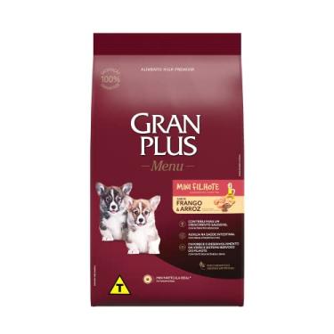 Imagem de Granplus Ração Para Cães Filhotes Mini Gran Plus Menu Frango E Arroz 3Kg