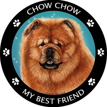 Imagem de Escolha o seu cão raça melhor amigo círculo carro caminhão geladeira ímãsPet Gifts USA One Size bege MBF084