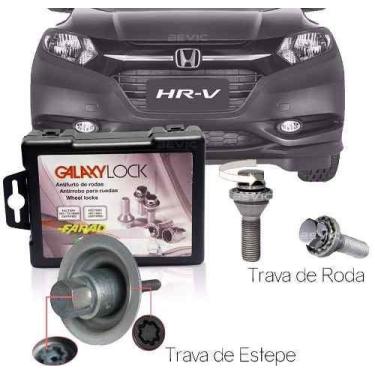 Imagem de Trava Antifurto Anti Roubo de Roda e Estepe Parafuso Porca Compatível Com Hrv Hr-v Com Mais de 10.000 Segredos AC1/M | FT39