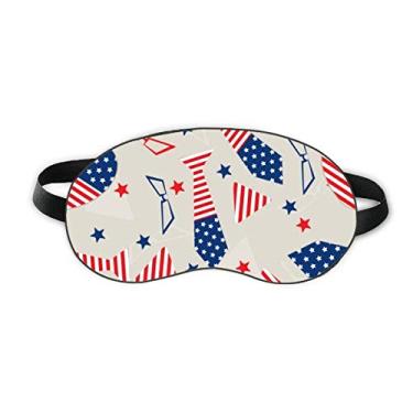 Imagem de Bandeira dos EUA Tie Glass Star Festival Sleep Eye Shield Soft Night Vlindfold Shade Cover