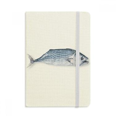 Imagem de Caderno de Peixe Oceano Azul Fresco Pequeno Oficial Capa Rígida Diário Clássico