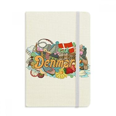 Imagem de Caderno Den Nye Havn Frederiksborg Castelo Dinamarca Oficial Tecido Rígido Diário Clássico