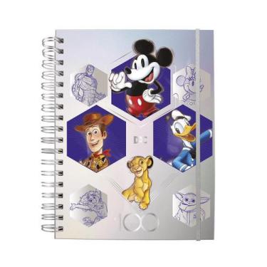 Imagem de Caderno Disney 100 Colegial Smart 80 Folhas Reposicionáveis - Dac