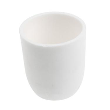 Imagem de dailymall Cadinho de derretimento de cilindro de cerâmica de alumínio para fornalha de mufas de tubo – Branco, 150 ml
