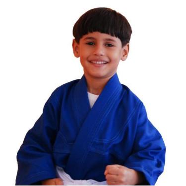 Imagem de Kimono Infantil Judo Jiu Jitsu Kids + Faixa - 1 Fit