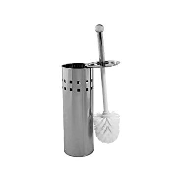 Imagem de Escova Sanitária Inox Com Suporte Para Banheiro
