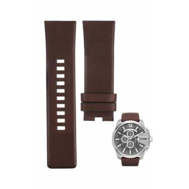 Imagem de Diesel DZ4290 Pulseira Compatível Sem Fivela Marrom Couro 26mm