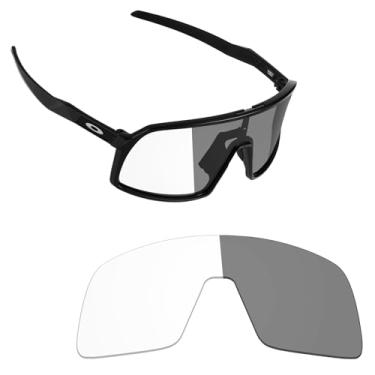 Imagem de Alphax Lentes de substituição fotocromáticas cinza Anti Frog Adapt adequadas para Oakley Sutro Lite Sweep OO9465