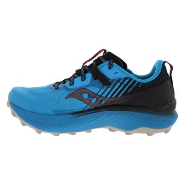 Imagem de Saucony Tênis de corrida masculino Endorphin Edge Trail, Oceano/preto, 9.5