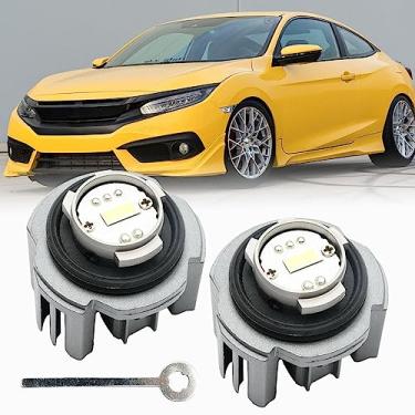 Imagem de NSLUMO Lâmpadas de neblina dianteiras de LED L1B para 2020+ Hon'da Civic Accord CR-V Ridgeline Acura Integra Super Bright 9000LM 3200K Canbus Amarelo L1B L1 LED Conjunto de lâmpada de direção de