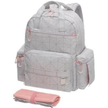 Imagem de Mochila de Maternidade Kouii Pacific Todo Dia Cinza-Unissex